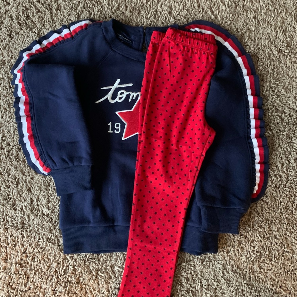 Navy Tommy Hilfiger Girls 4T